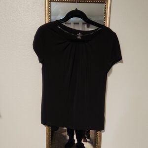 Worthington Classic Black Short Sleeve Tee